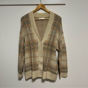 Oak + Fort Plaid Cardigan